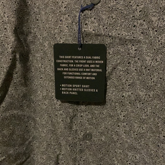 NWT. Joseph Abboud Slim Fit Button Down Shirt. Medium. - Picture 3 of 6